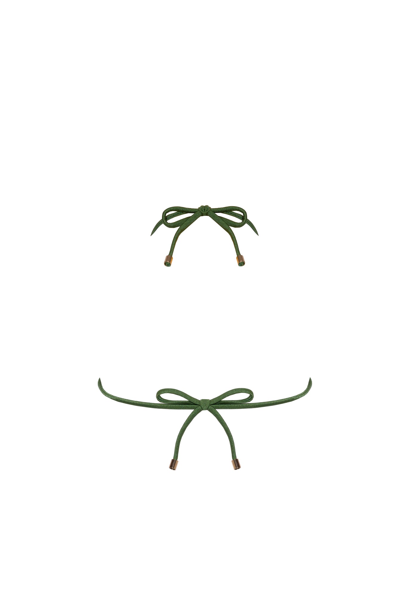 TOP FARLEY Moss Green BIKINI DIVISI