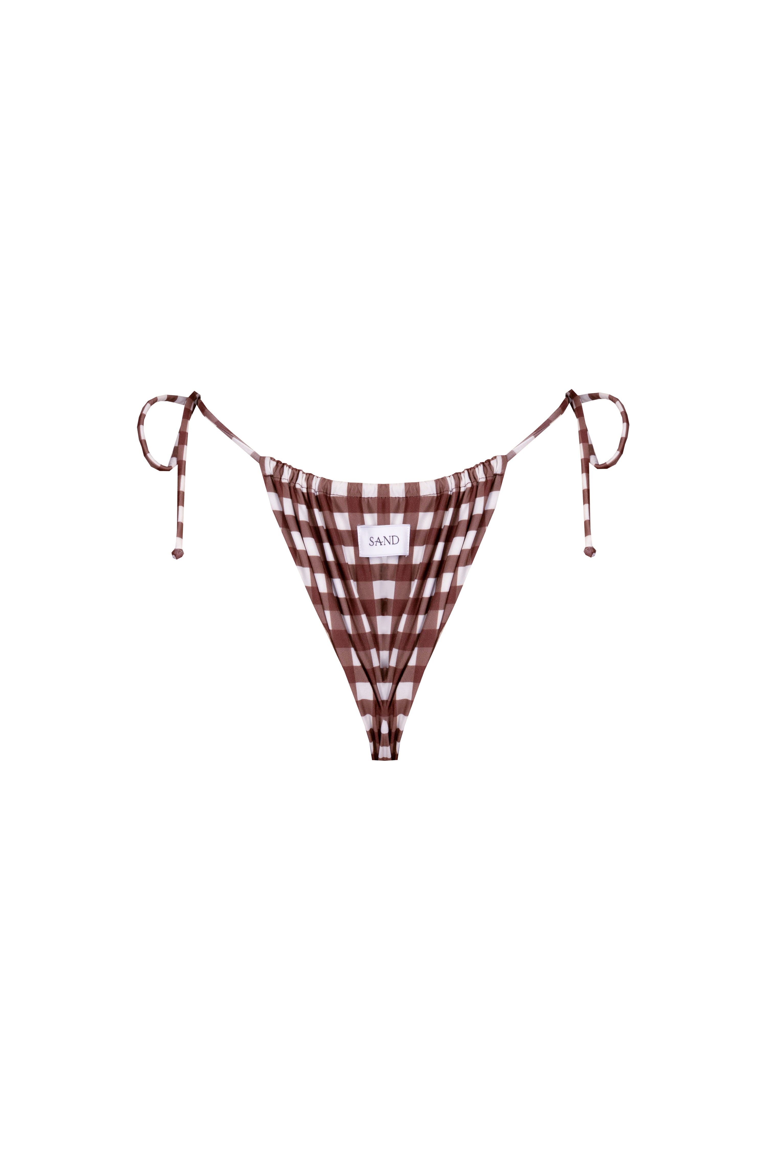 SLIP ERIKA Brown Vichy