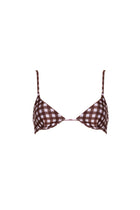 TOP FULVIA Brown Gingham
