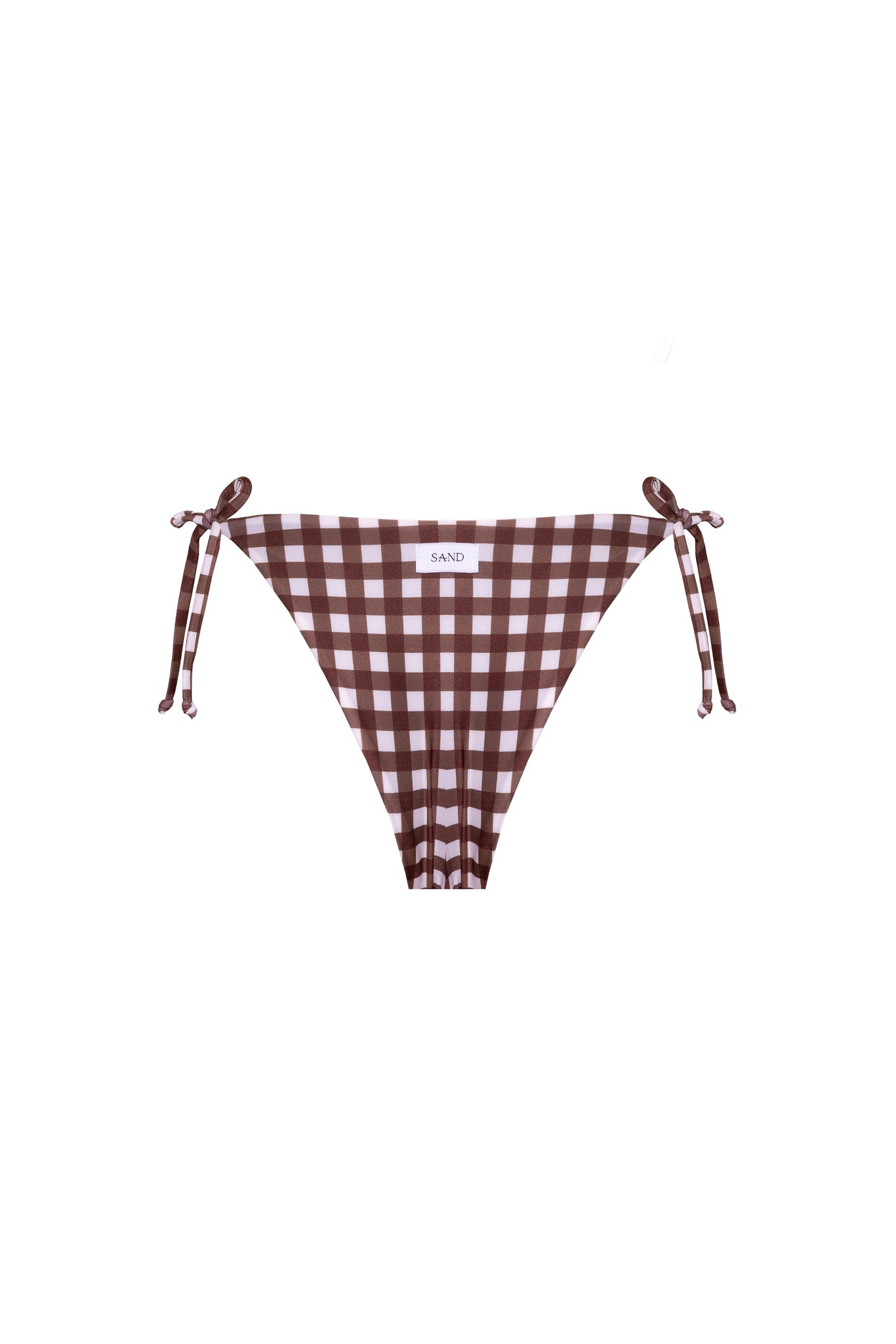SLIP FULVIA Brown Vichy - Sand Shop
