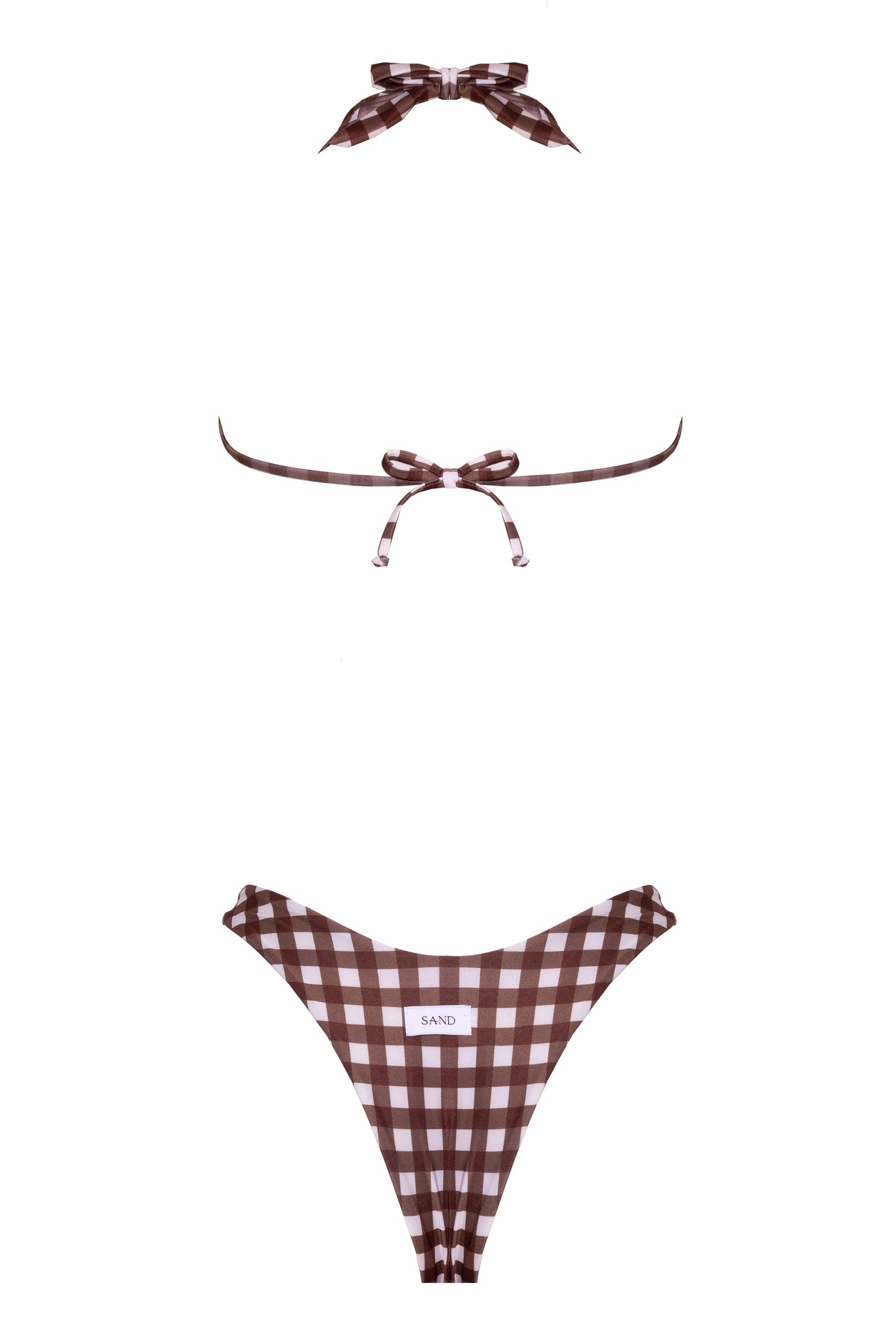 BRASILIANA BETTY Brown Vichy - Sand Shop