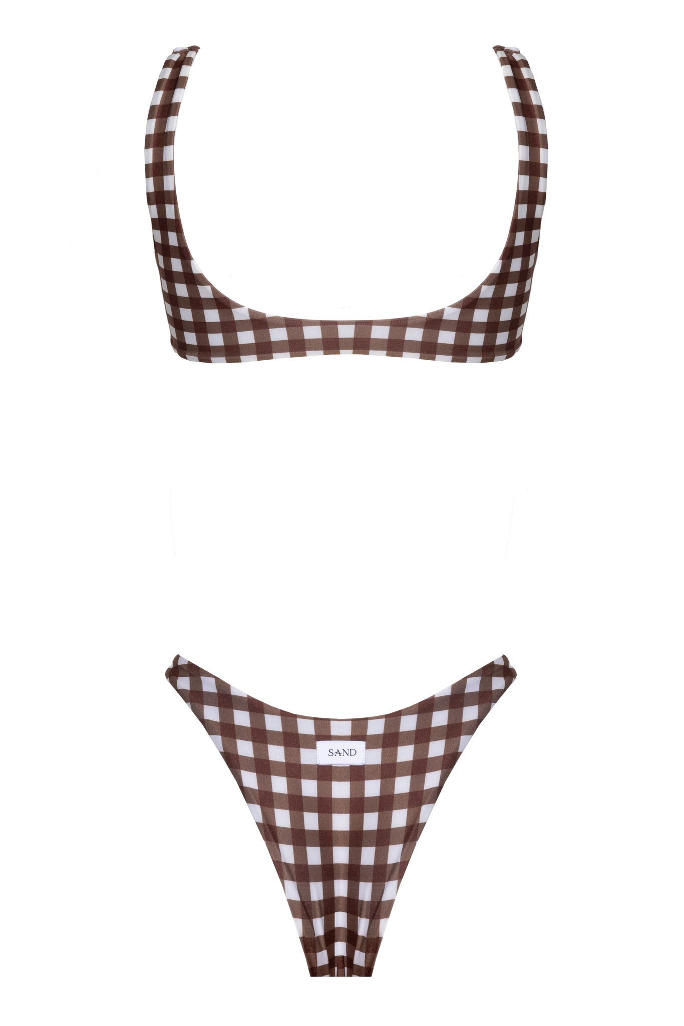 BRASILIANA FLAVIA Brown Vichy - Sand Shop
