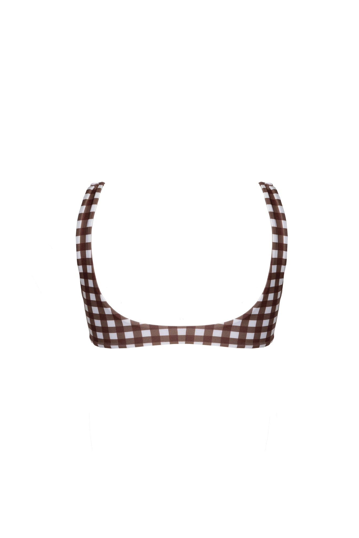 TOP FLAVIA Brown Vichy - Sand Shop