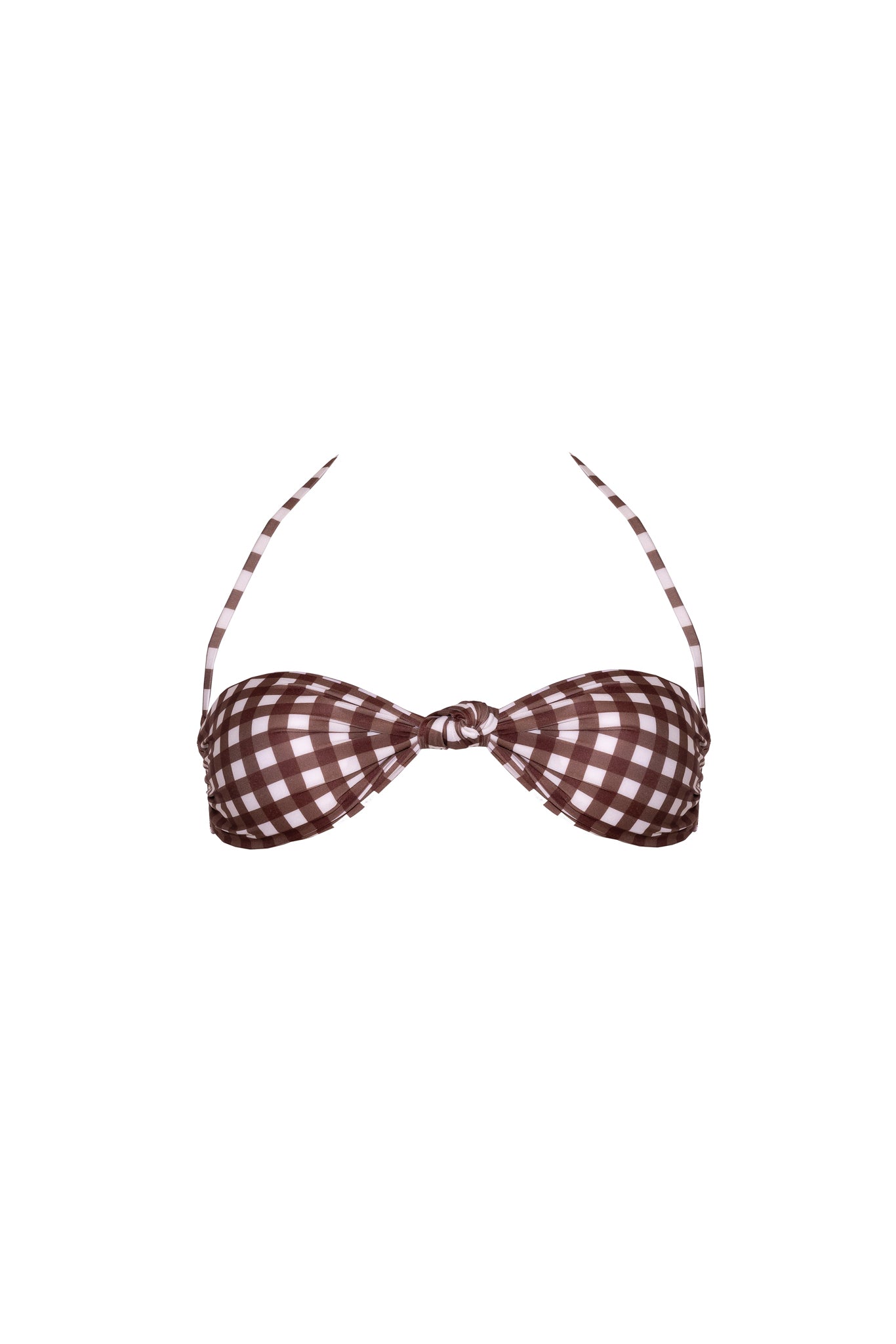TOP ILDA Brown Vichy - Sand Shop