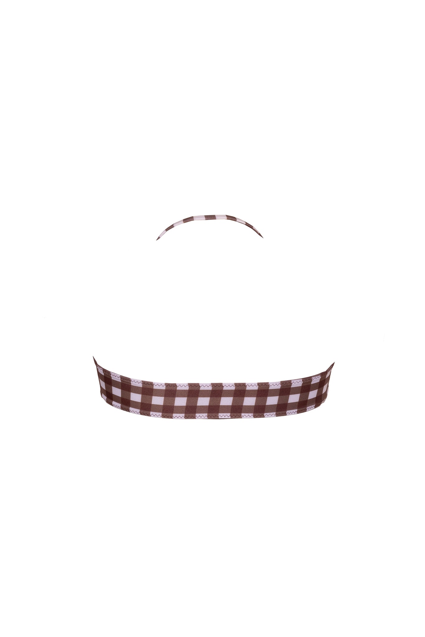 TOP ILDA Brown Vichy - Sand Shop
