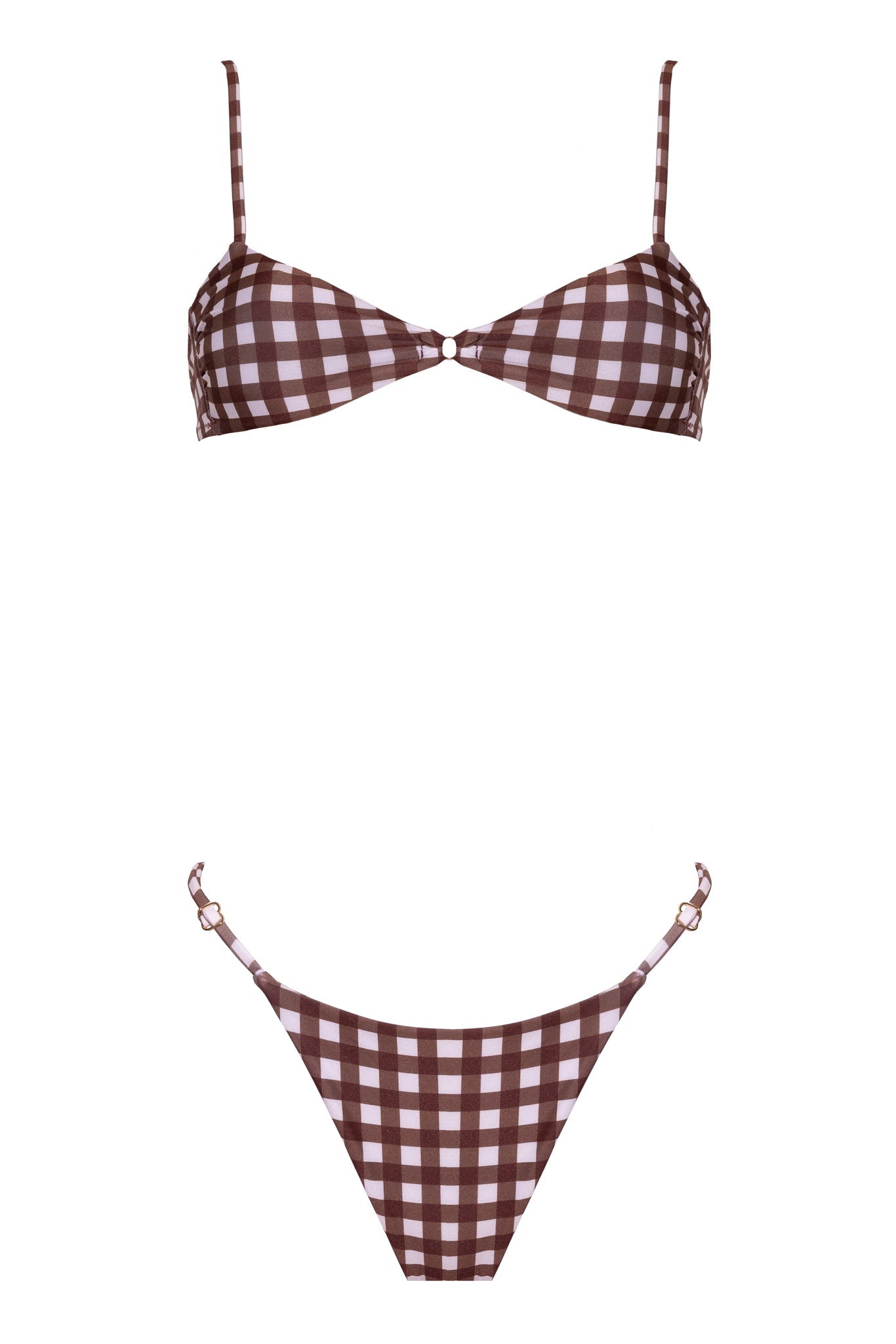 BRASILIANA DANILA Brown Vichy - Sand Shop