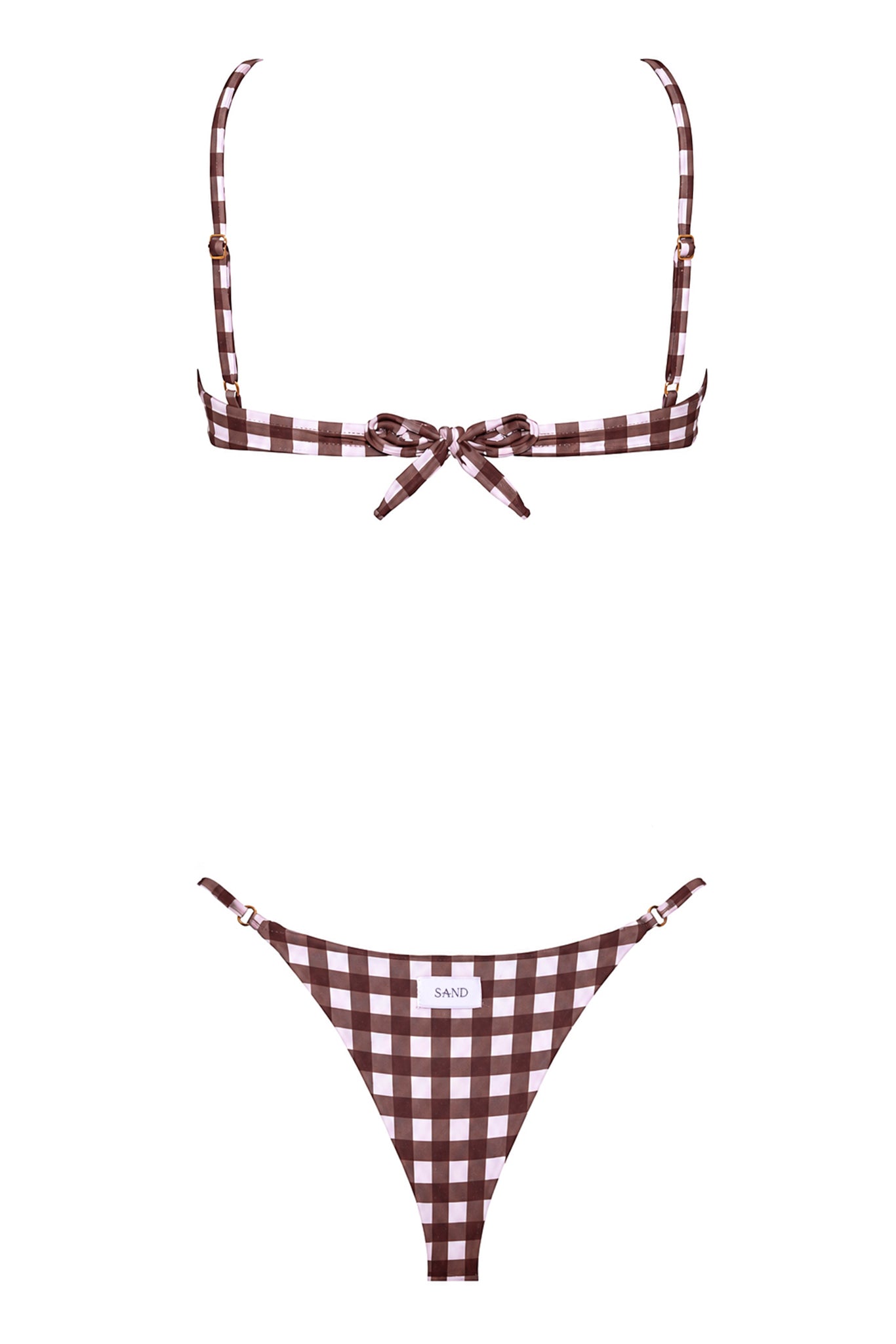 BRASILIANA DANILA Brown Vichy - Sand Shop