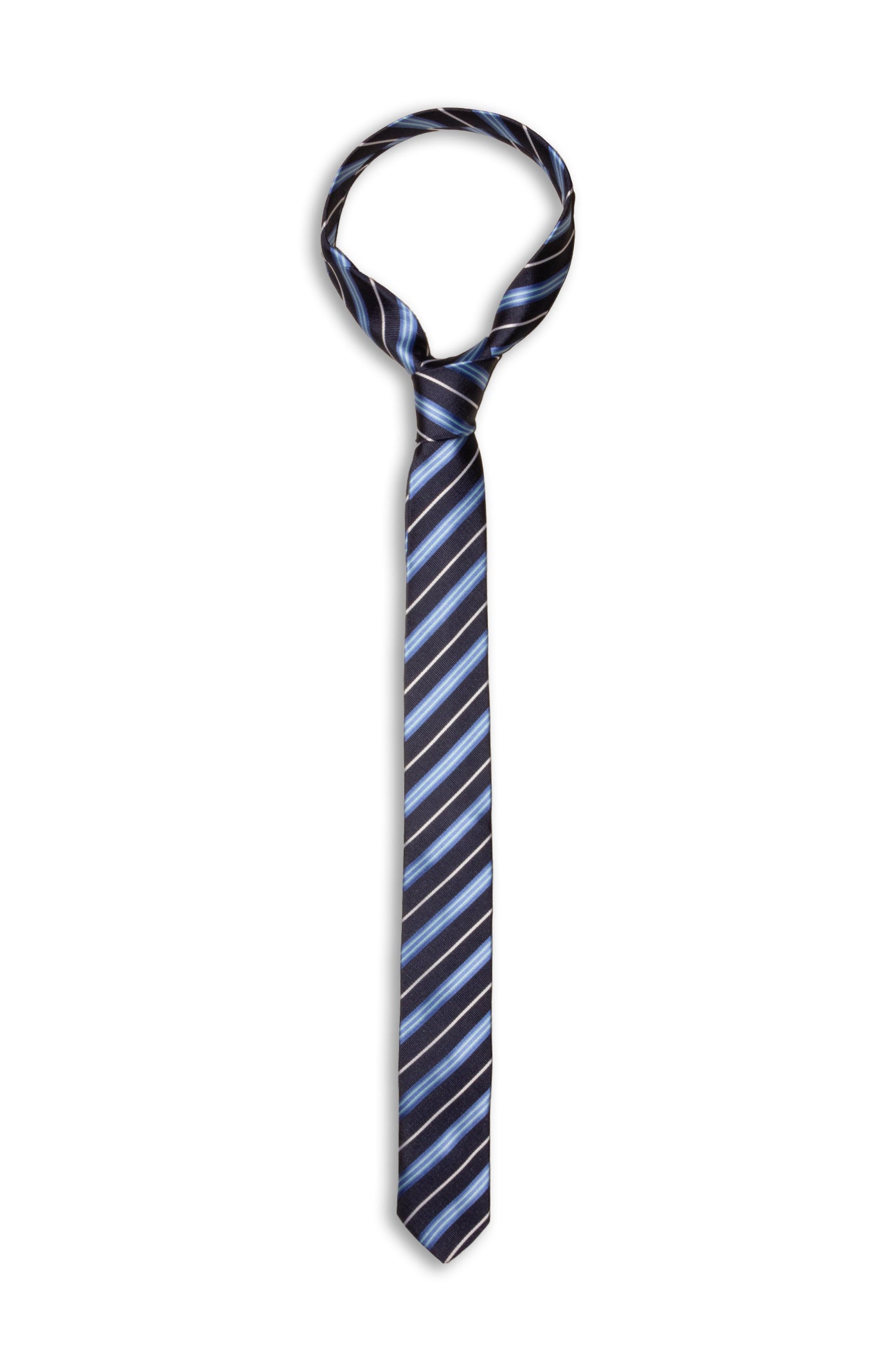 CRAVATTA Slim Blu/Azzurra