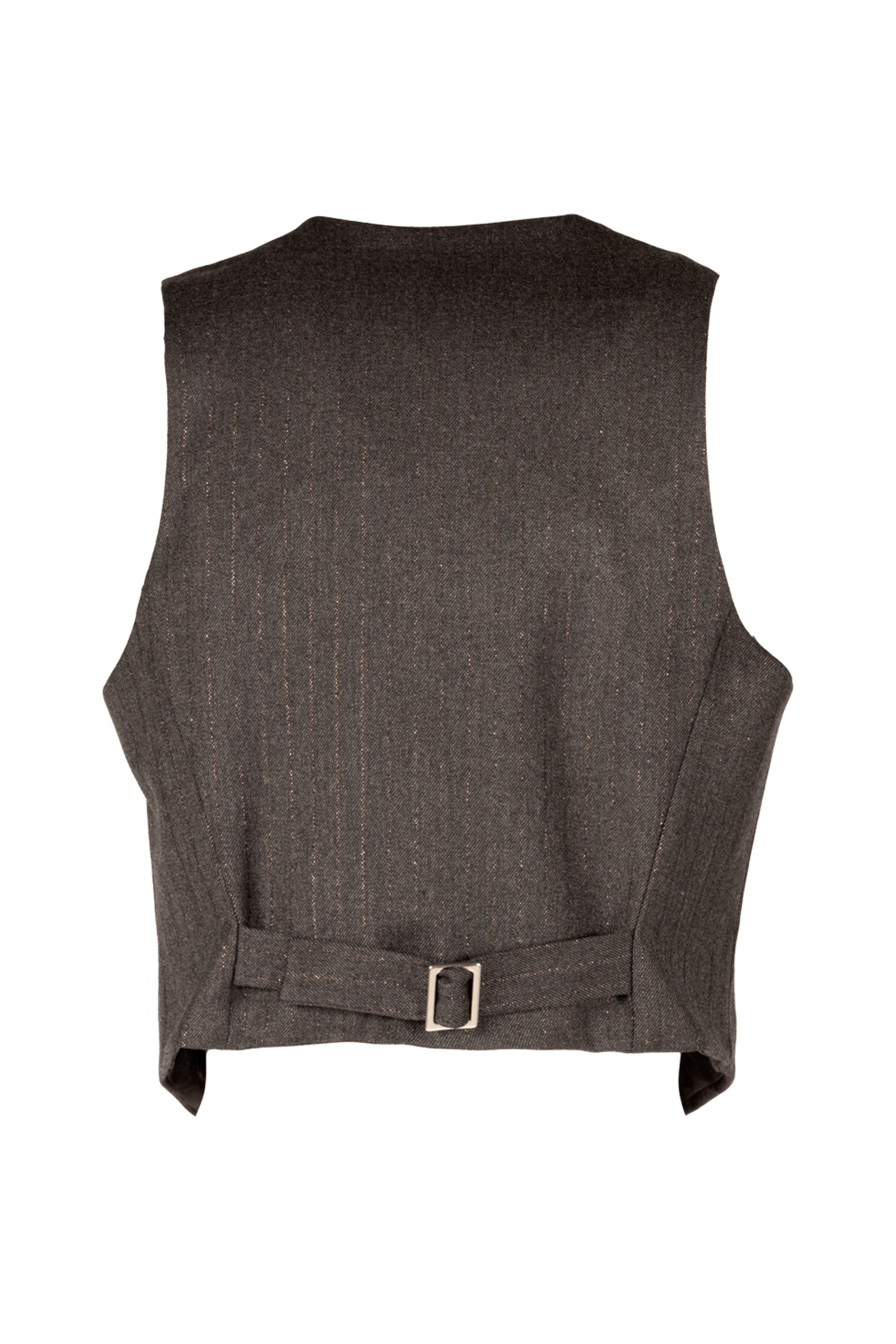 Gilet MARTINA Gessato Glitter Grey