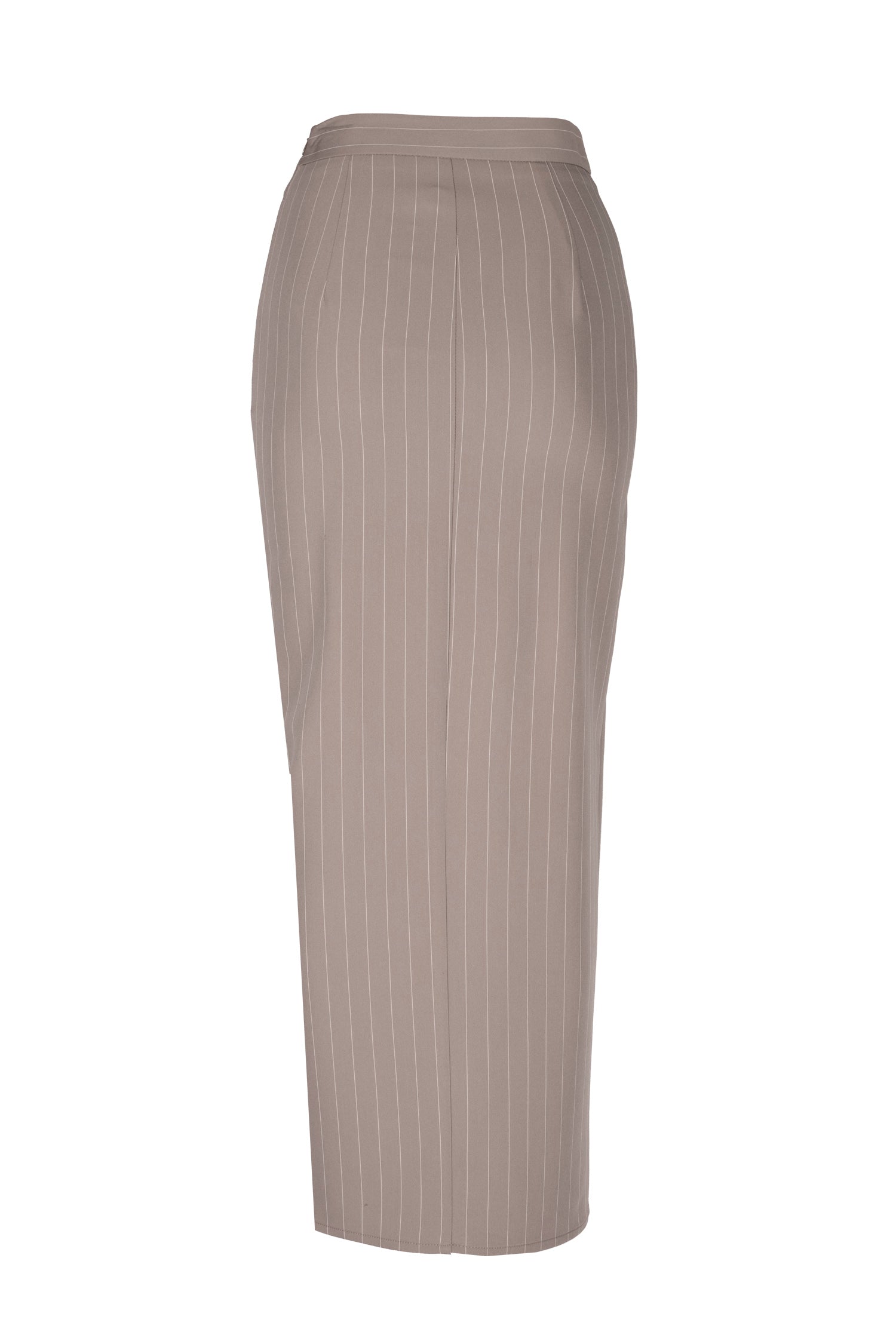 Longuette MONIA Taupe Gessato
