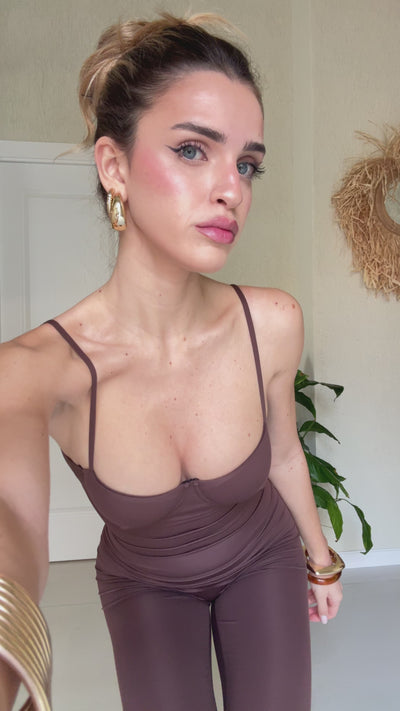 Jumpsuit BLOOM Brown