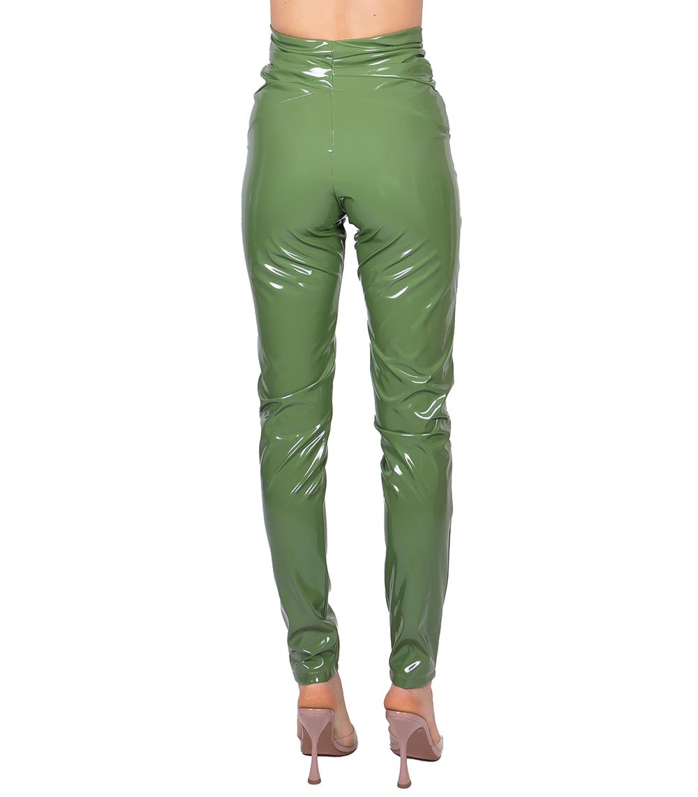 PANTS MAIRA VINILE GREEN