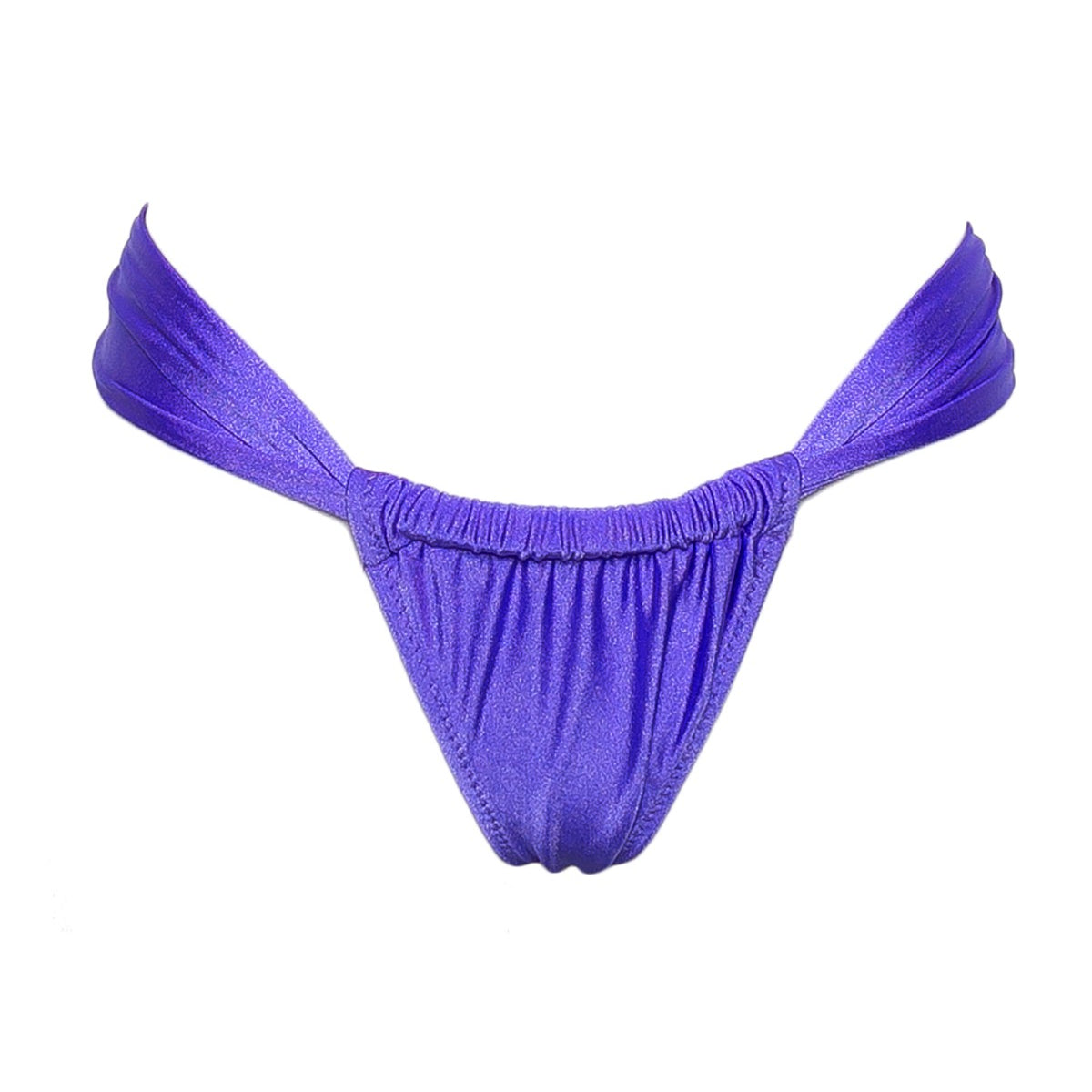 Motel - Bikini viola a righe con anello