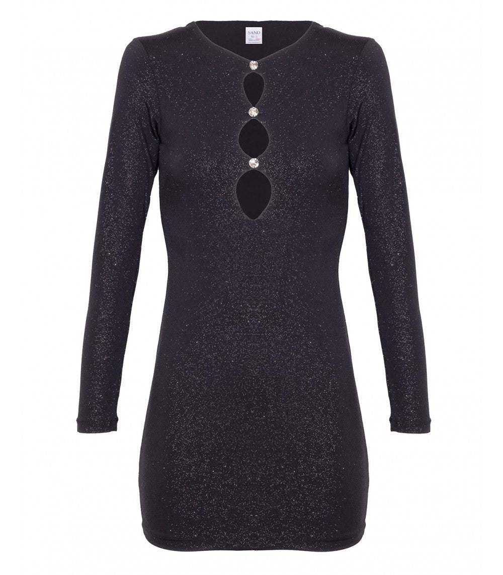 Dress VICTORIA Glitter Black