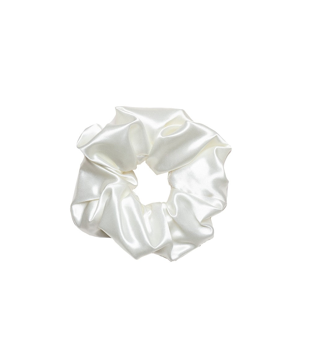 ELOISE Scrunches Raso White