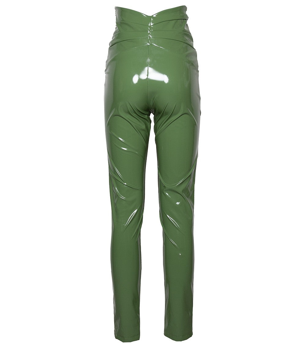 PANTS MAIRA VINILE GREEN